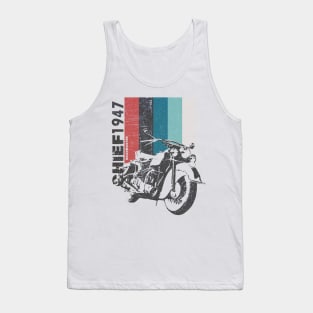 Vintage Motorcycle Stencil Tank Top